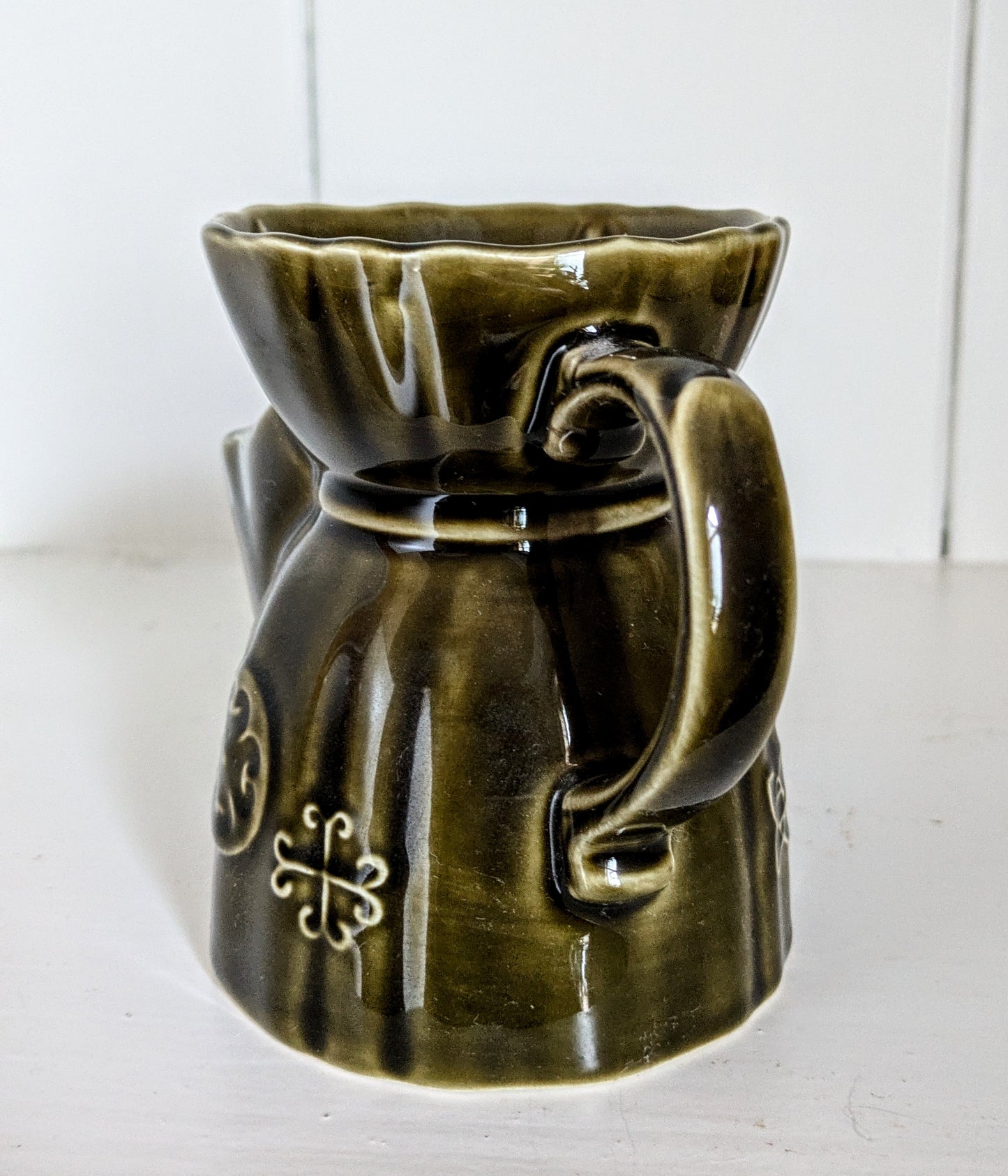 Lord Nelson Shaving Jug - Olive Green