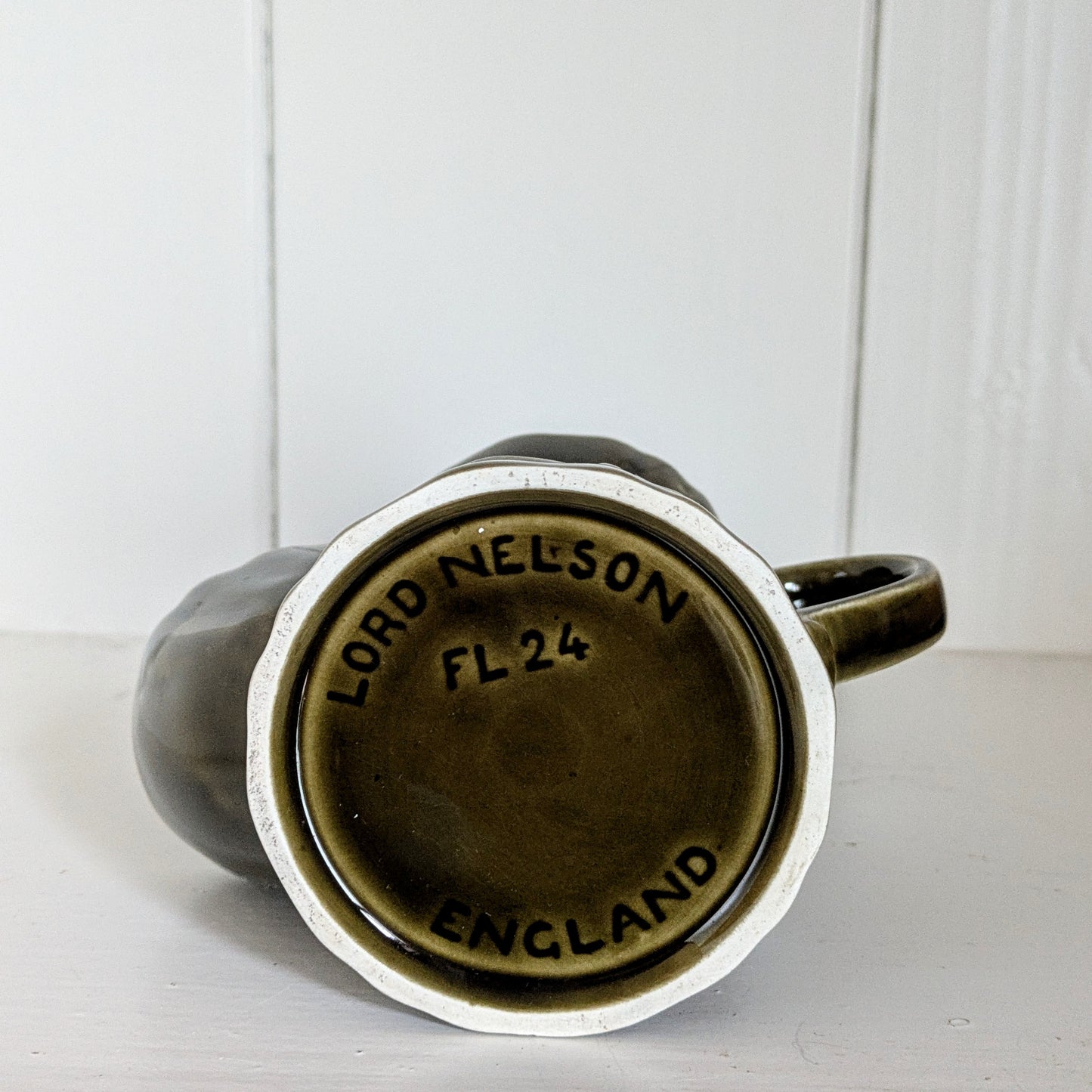 Lord Nelson Shaving Jug - Olive Green