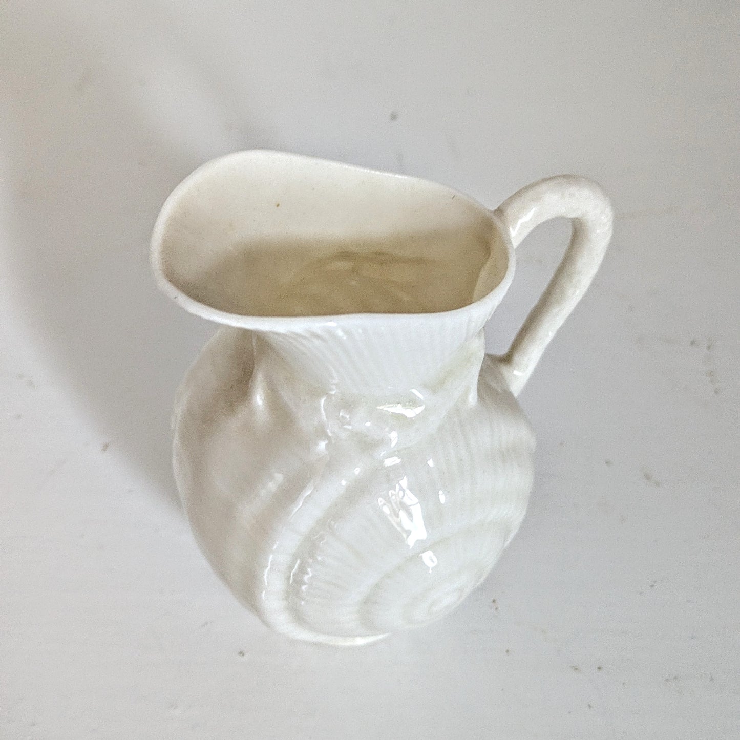 Vintage Belleek Shell Creamer, Belleek China, Creamer : Vintage Creamer