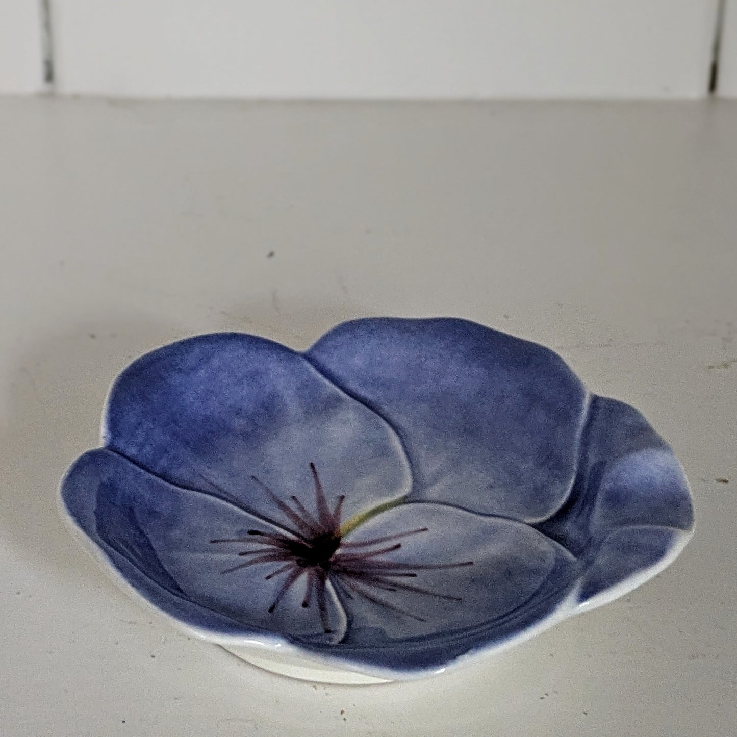 Collectible Violet Shaped Plate by Royal Winton Grimwades