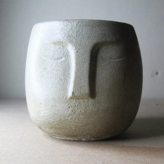 simple flowerpot face