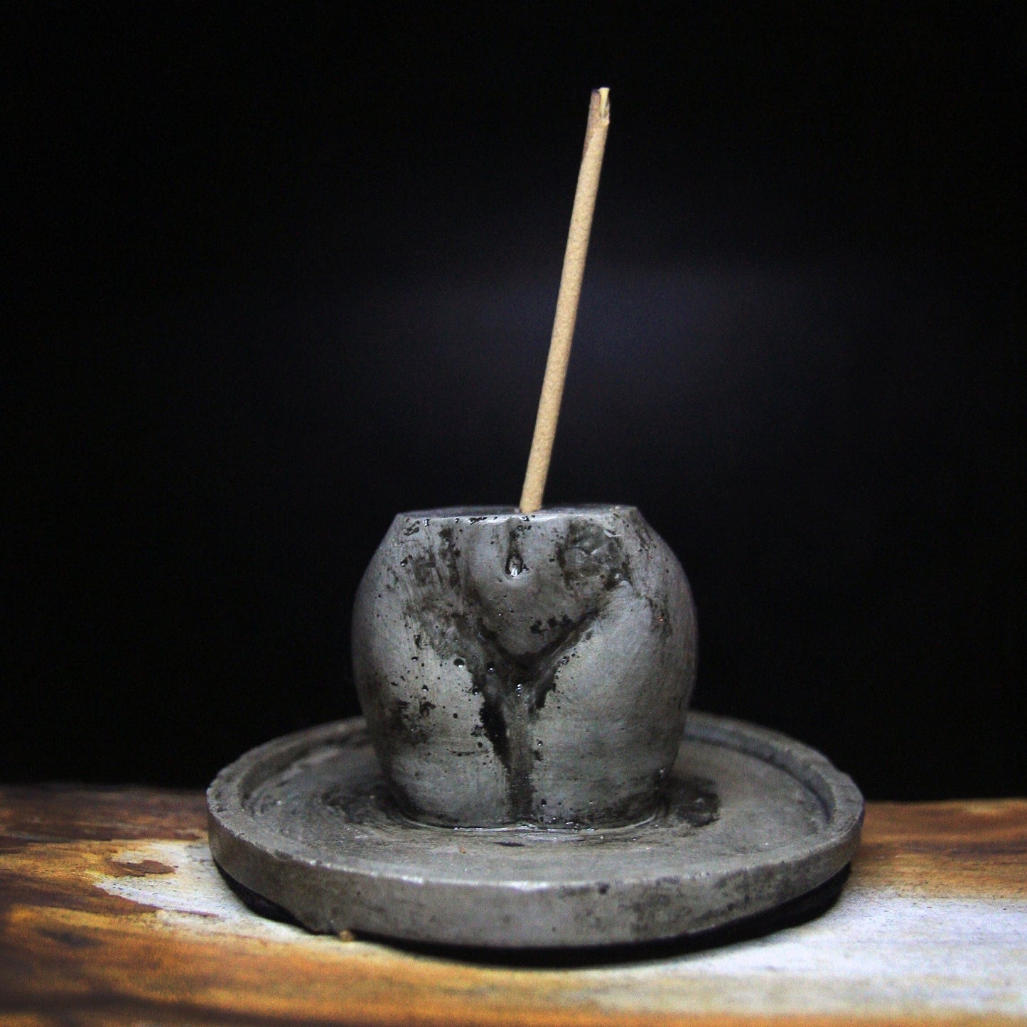 bottom Incense Holder | Incense holder | Round Incense Holder | woman bottom Shape Incense Holder | Concrete incense holder | scandi decor