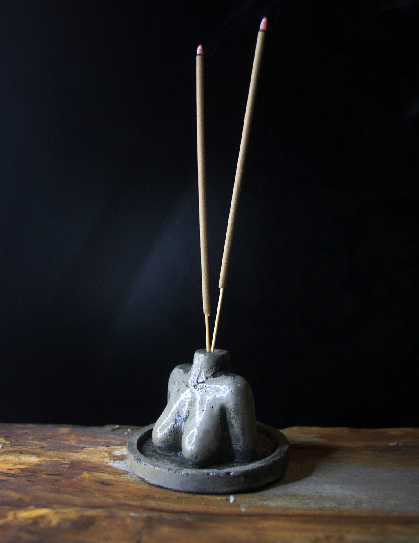 breast Incense Holder | Incense holder | Round Incense Holder | woman torso Shape Incense Holder | Concrete incense holder | scandi decor