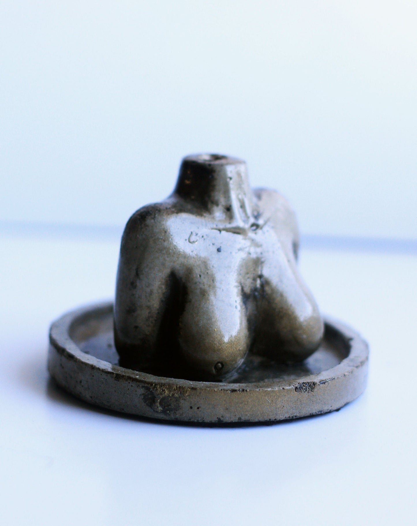 breast Incense Holder | Incense holder | Round Incense Holder | woman torso Shape Incense Holder | Concrete incense holder | scandi decor