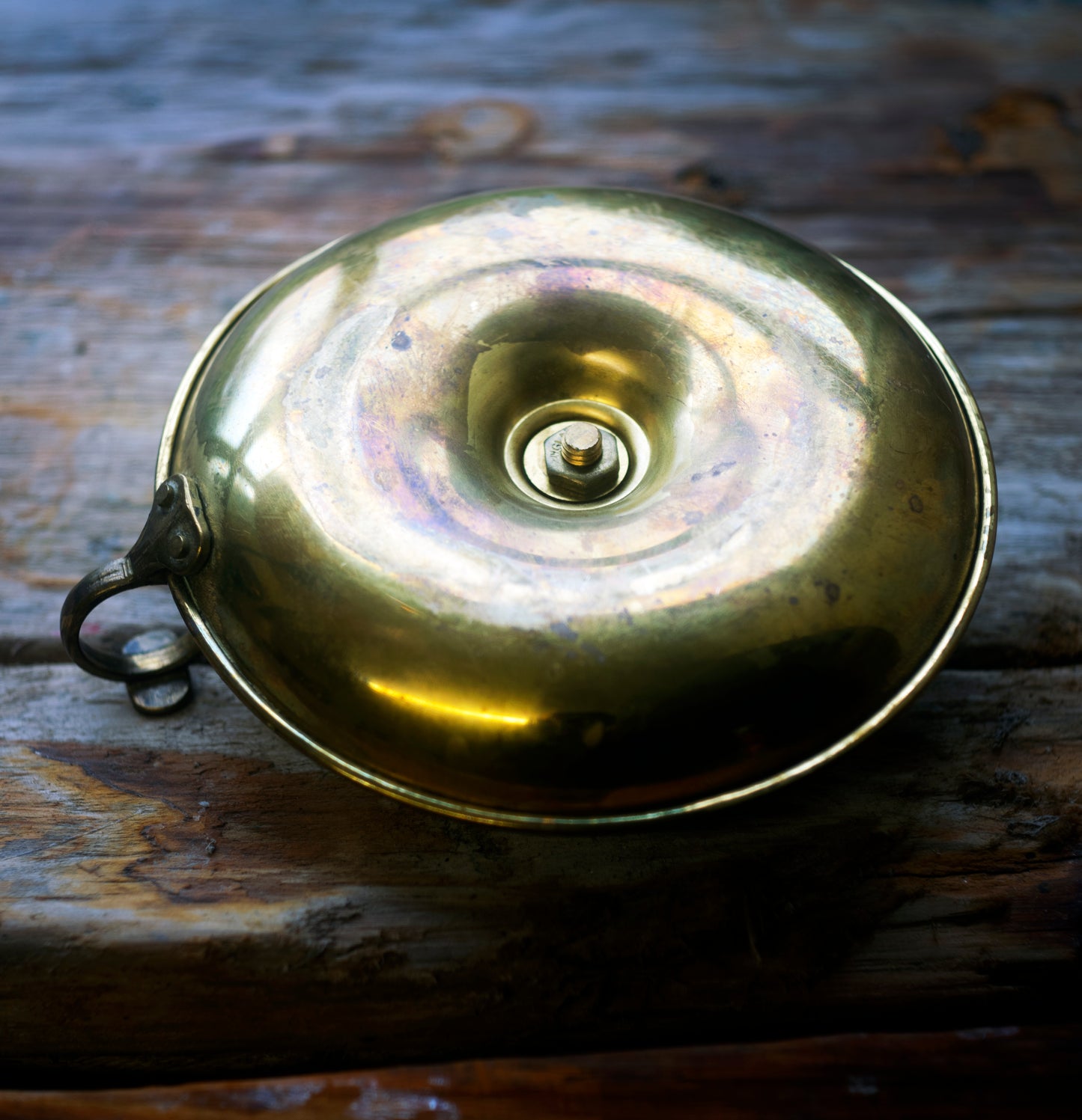 Vintage Brass Chamberstick Candlestick Holder